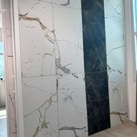 Piastrelle in gres porcellanato effetto marmo