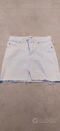 gonna bianca jeans marca Tally weijl