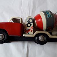 Betoniera giocattolo in latta anni '60