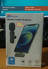 Microfono wireless Lavalier - Nuovo