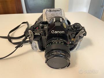 Canon A1 + obiettivo 50mm e teleobiettivo Tamron