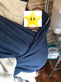 FASCIA PORTA BEBE' BABY WRAP CON SCATOLA SUAVINEX