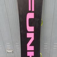tavola  snowboard funky  155 cm più attacchi