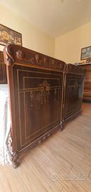 letto matrimoniale antiquariato in ferro