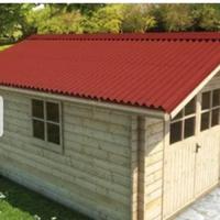 Set 6 pezzi 20 € Onduline  200x85 cm rosso