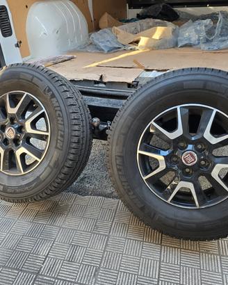 CERCHI IN LEGA FIAT DUCATO CON GOMME - 225/75 R 16