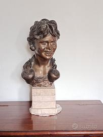 Bronzo - Busto di Pescatorello