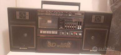 radio registratore HITACHI vintage