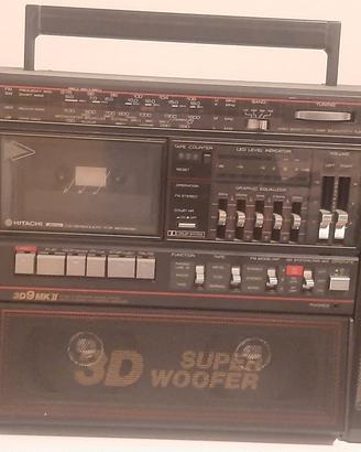 radio registratore HITACHI vintage