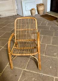 Coppia poltrone in vimini