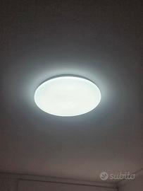 lampadario applique luce bianca led