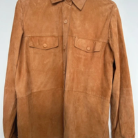 Giacca in pelle scamosciata Pinko