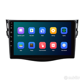 ANDROID autoradio navigatore Toyota Rav4 Rav 4 GPS