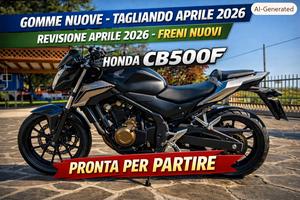 Honda CB500F – 2016 – Tagliando e gomme nuove
