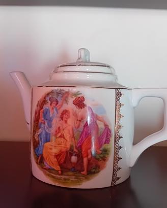 TEIERA CERAMICA CON DECORAZIONI