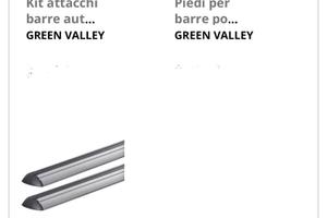 Barre portatutto greenvalley alluminio golf 6