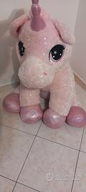 peluche grande unicorno rosa