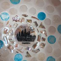 Ciotola in cocco e madreperla originale della Camb