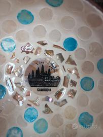 Ciotola in cocco e madreperla originale della Camb