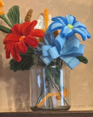 Fiori finti artigianali per arredamento
