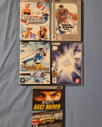 Lotto 5 Videogiochi PC Vintage – Anni 2000 🎮