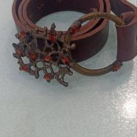 cintura vera pelle cuoio 