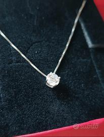 Collana girocollo punto luce