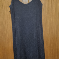 Terranova vestito tg S elegante brillantinato nero