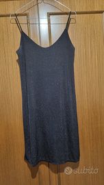 Terranova vestito tg S elegante brillantinato nero