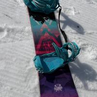 Tavola Snowboard Salomon + Attacchi Burton
