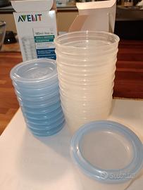 Philips Avent set 10 barattoli per latte/pappine