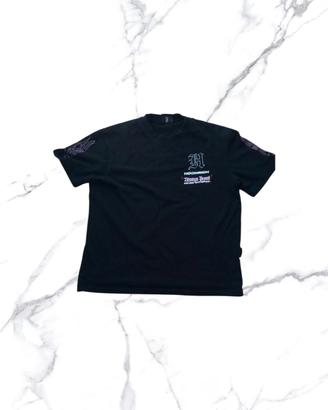 T-shirt Hoodrich Nera - Grafica "Always Proud"