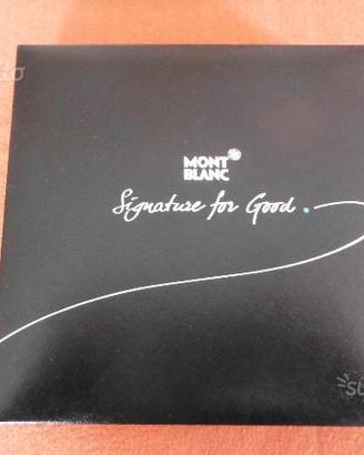 Penna a sfera Mont Blanc placcata oro