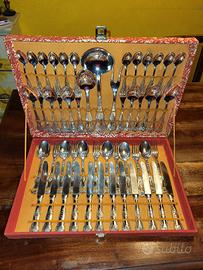 Set da 51 pezzi posate in argento