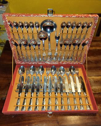 Set da 51 pezzi posate in argento