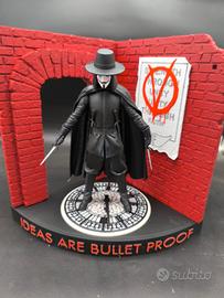 V per vendetta Guy Fawkes fanart action figure 