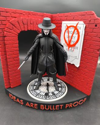 V per vendetta Guy Fawkes fanart action figure 