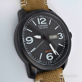 Orologio Uomo Citizen Eco-Drive Militare Wr100