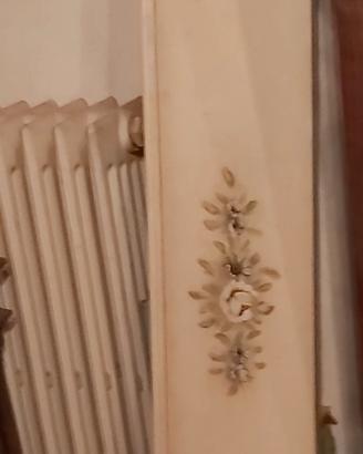giroletto matrimoniale bianco in legno senza rete