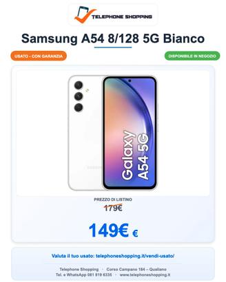 Samsung A54 8/128 5G Bianco