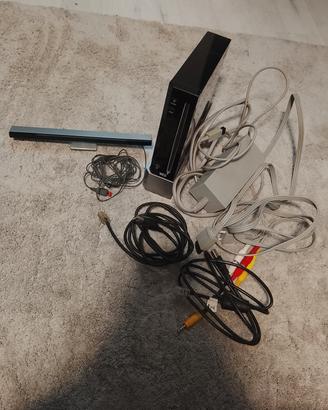 wii con giochi e telecomandi 