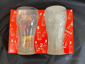 Coca Cola set 2 bicchieri Contour 46cl
