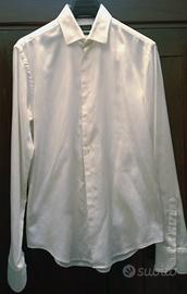 Zara camicia uomo bianca collo 40