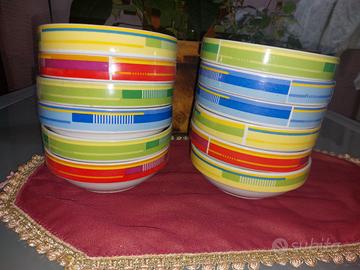 Set 12 ciotole Porcellana Tognana Vintage  