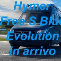 Camper Hymer Free 600s Blue evolution van Mercedes