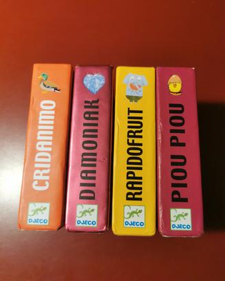 4 giochi carte