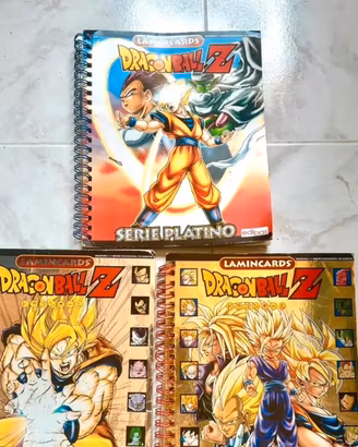 Album Dragon Ball Z Oro Platino Argento + carte
