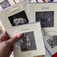 Biglietti augurali Anne Geddes quadrati con busta