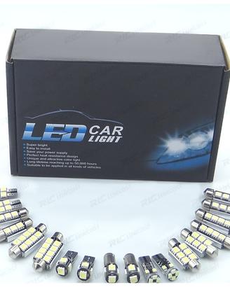 KIT 8 LAMPADE LED PER SEAT LEON MK1 1M 99-06