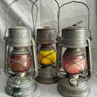 Lanterna Sturmkappe 276 Feurhand in acciao zincato